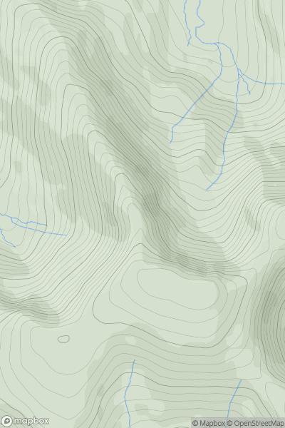 Thumbnail image for Steeple showing contour plot for surrounding peak