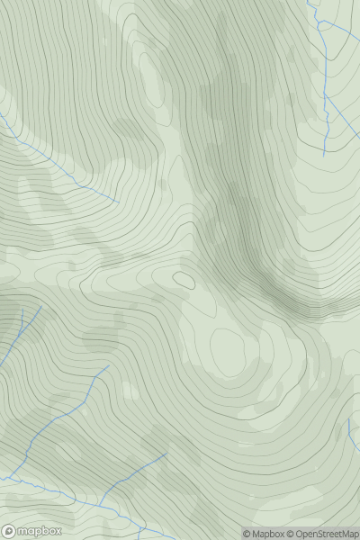 Thumbnail image for Hopegill Head showing contour plot for surrounding peak