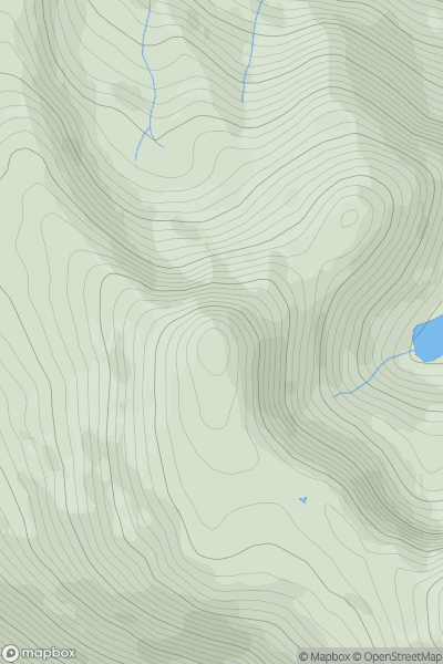 Thumbnail image for Red Pike (Buttermere) showing contour plot for surrounding peak