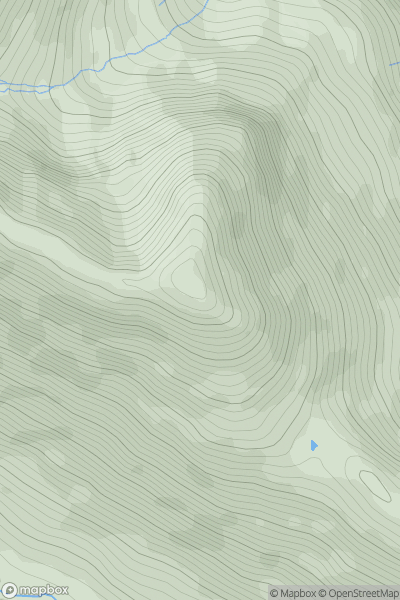 Thumbnail image for High Crag (Buttermere) showing contour plot for surrounding peak