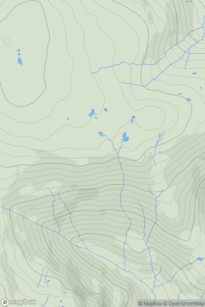 Thumbnail image for Sergeant Man showing contour plot for surrounding peak