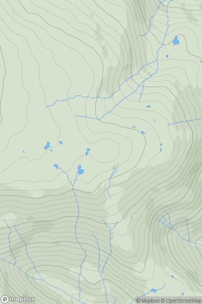 Thumbnail image for Codale Head showing contour plot for surrounding peak