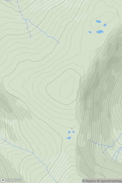 Thumbnail image for Brandreth showing contour plot for surrounding peak