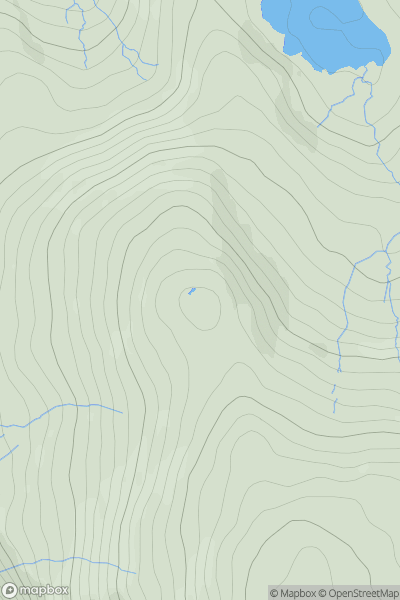 Thumbnail image for Low Saddle showing contour plot for surrounding peak