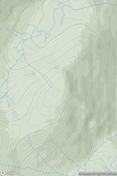 Thumbnail image for Base Brown showing contour plot for surrounding peak