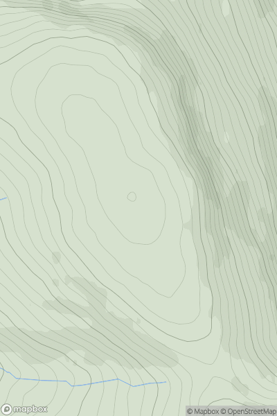 Thumbnail image for Iron Crag (Ennerdale Fell) showing contour plot for surrounding peak