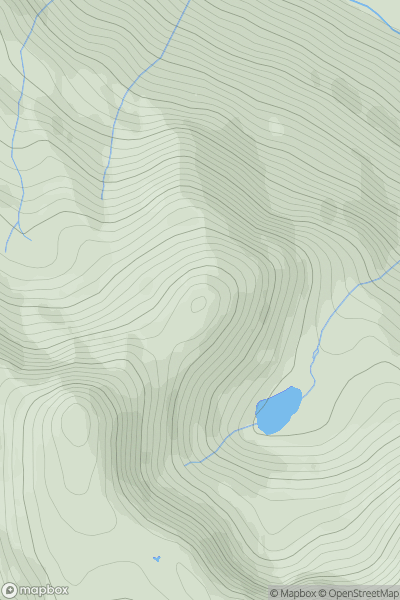 Thumbnail image for Dodd (Buttermere) showing contour plot for surrounding peak