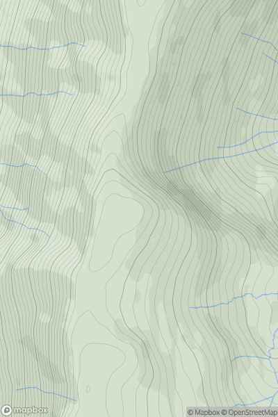 Thumbnail image for High Spy North Top showing contour plot for surrounding peak