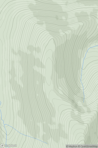 Thumbnail image for Hobcarton End showing contour plot for surrounding peak