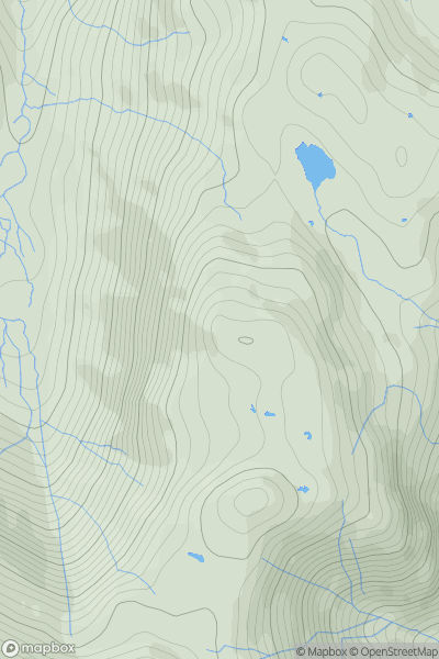 Thumbnail image for Rosthwaite Fell (Rosthwaite Cam) showing contour plot for surrounding peak