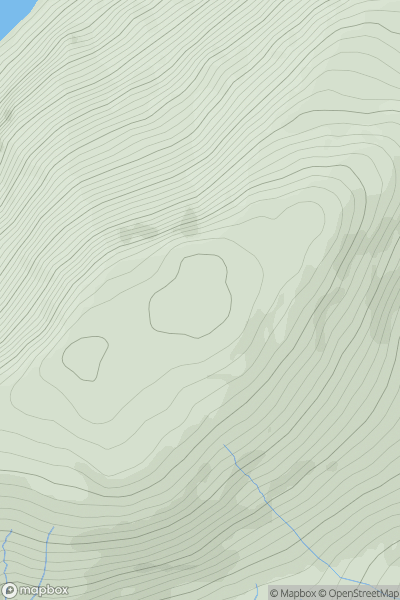 Thumbnail image for Illgill Head showing contour plot for surrounding peak