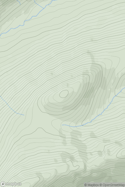 Thumbnail image for Outerside showing contour plot for surrounding peak