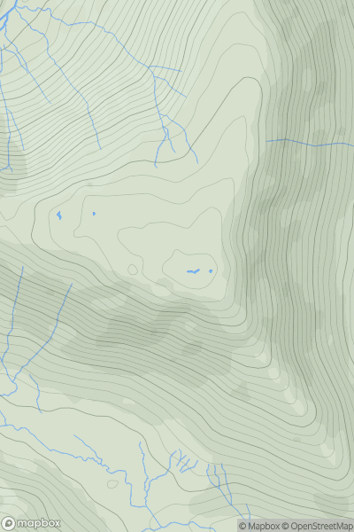 Thumbnail image for Steel Fell (Dead Pike - Steel Fell) showing contour plot for surrounding peak