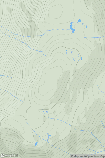 Thumbnail image for Hard Knott showing contour plot for surrounding peak