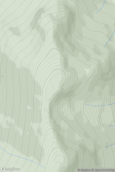 Thumbnail image for Stob a' Ghlais Choire showing contour plot for surrounding peak