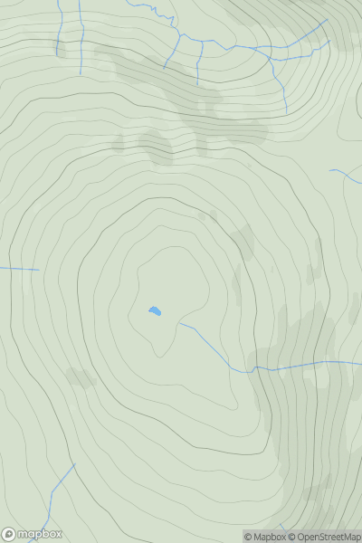 Thumbnail image for Lank Rigg showing contour plot for surrounding peak