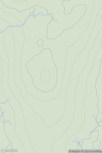 Thumbnail image for High Tove showing contour plot for surrounding peak