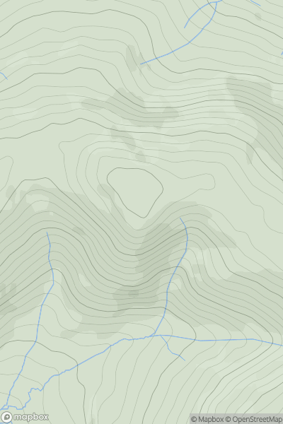 Thumbnail image for Broom Fell showing contour plot for surrounding peak