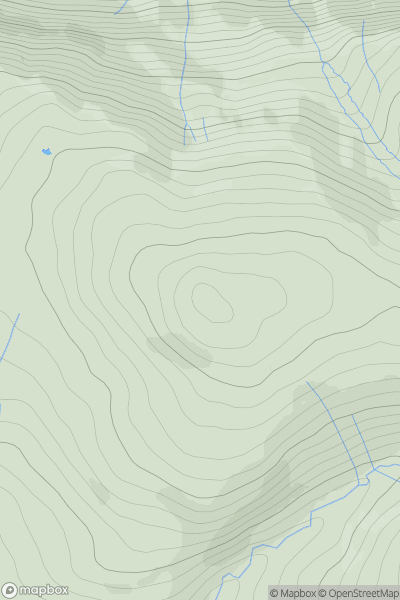 Thumbnail image for Grike showing contour plot for surrounding peak