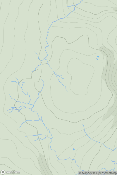 Thumbnail image for Armboth Fell showing contour plot for surrounding peak