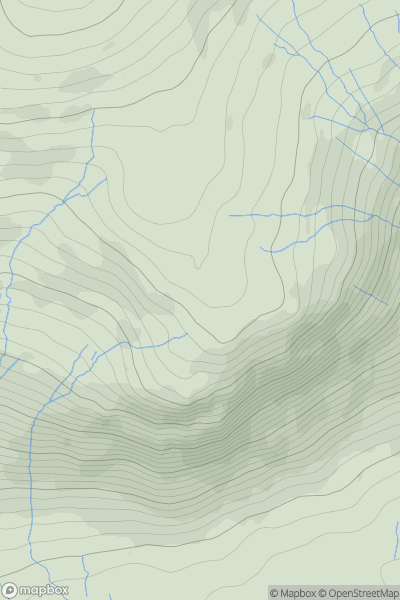 Thumbnail image for Buckbarrow showing contour plot for surrounding peak