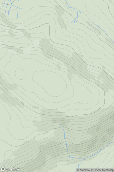 Thumbnail image for Dent (Long Barrow) showing contour plot for surrounding peak