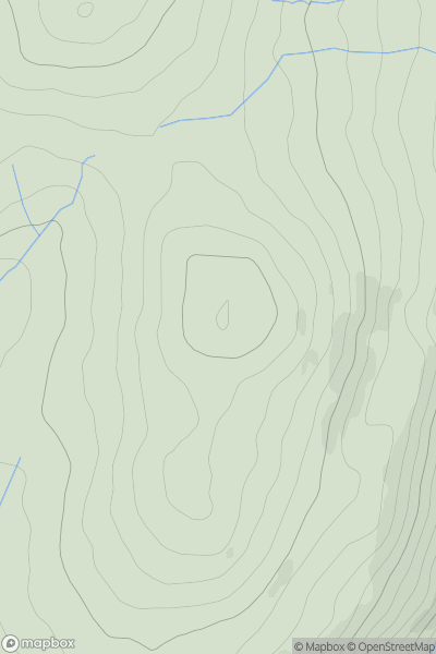 Thumbnail image for Ponsonby Fell showing contour plot for surrounding peak