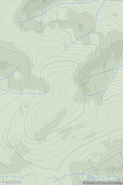 Thumbnail image for Stybarrow Dodd showing contour plot for surrounding peak