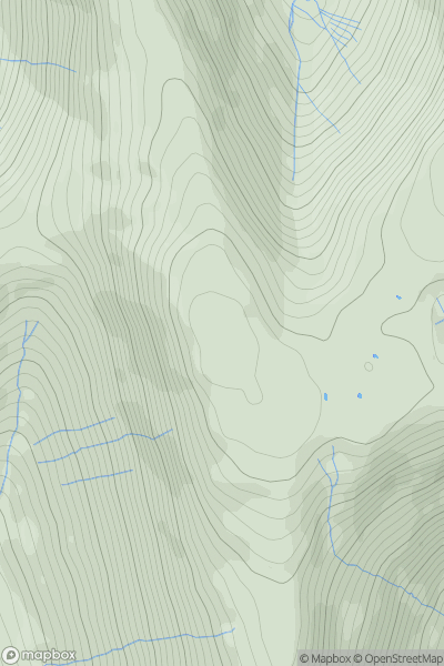 Thumbnail image for Thornthwaite Crag showing contour plot for surrounding peak