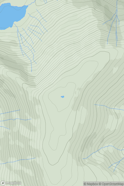 Thumbnail image for Harter Fell (Mardale) showing contour plot for surrounding peak