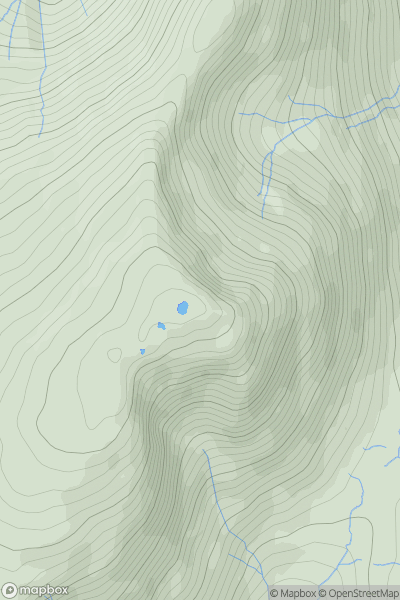 Thumbnail image for Red Screes showing contour plot for surrounding peak