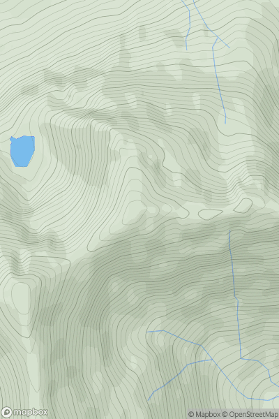 Thumbnail image for Sron an Isean showing contour plot for surrounding peak