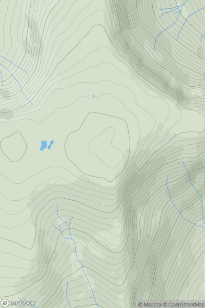 Thumbnail image for Stony Cove Pike (Caudale Moor) showing contour plot for surrounding peak