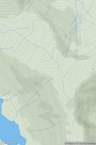 Thumbnail image for The Knott (High Street) showing contour plot for surrounding peak