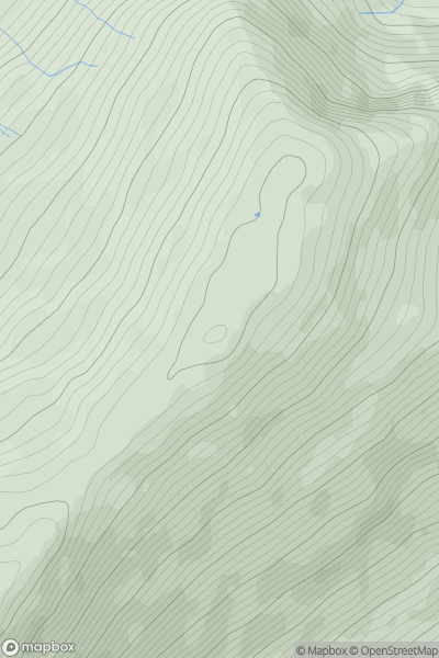 Thumbnail image for Birkhouse Moor showing contour plot for surrounding peak