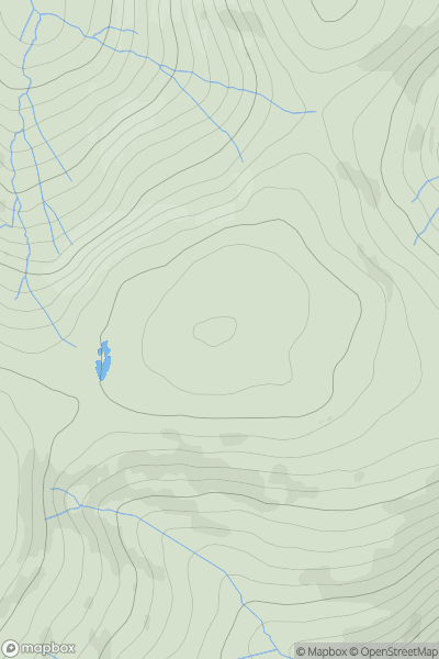 Thumbnail image for Branstree NE Top (Branstree East Top) (High Howes (Mardale)) showing contour plot for surrounding peak