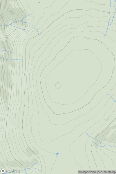 Thumbnail image for Loadpot Hill showing contour plot for surrounding peak