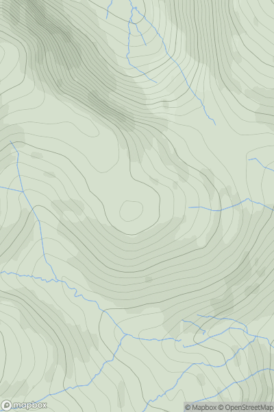 Thumbnail image for Adam Seat showing contour plot for surrounding peak