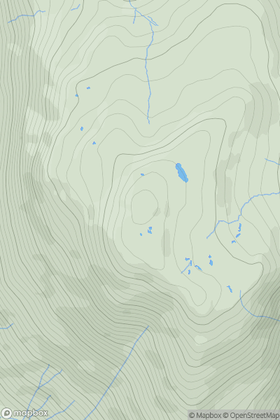 Thumbnail image for Place Fell showing contour plot for surrounding peak