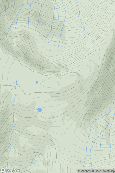 Thumbnail image for Little Hart Crag (Little Hart Crag - West Top) showing contour plot for surrounding peak