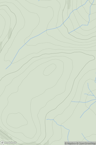 Thumbnail image for Harrop Pike showing contour plot for surrounding peak