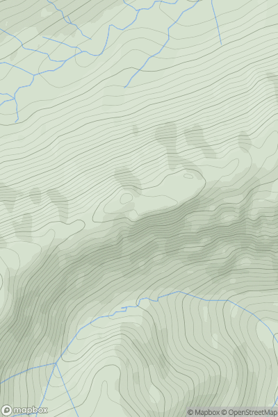 Thumbnail image for Hartsop Above How (Gill Crag - Hartsop Above How) showing contour plot for surrounding peak
