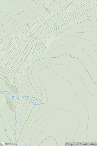 Thumbnail image for Arthur's Pike showing contour plot for surrounding peak