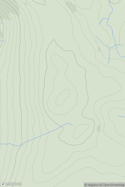 Thumbnail image for High Wether Howe showing contour plot for surrounding peak