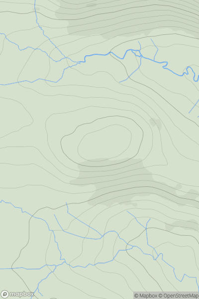 Thumbnail image for Lord's Seat (Crookdale) (Lord's Seat - High House Fell) showing contour plot for surrounding peak