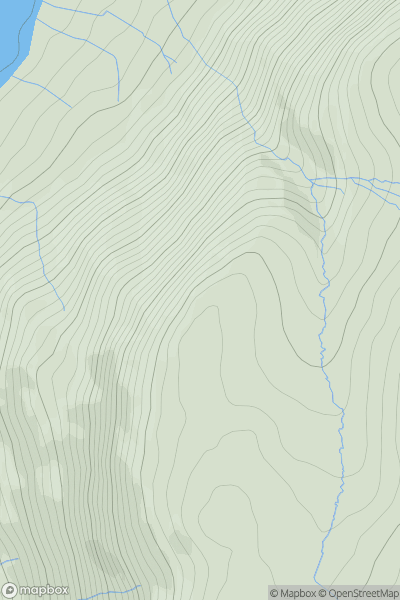 Thumbnail image for Bonscale Pike showing contour plot for surrounding peak