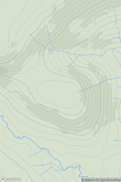 Thumbnail image for Little Yarlside showing contour plot for surrounding peak