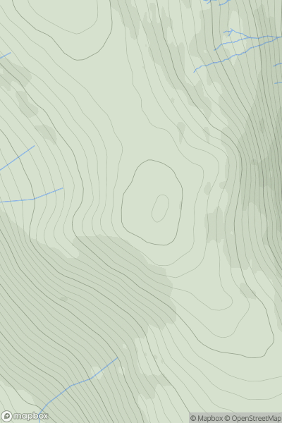 Thumbnail image for Capplebarrow showing contour plot for surrounding peak