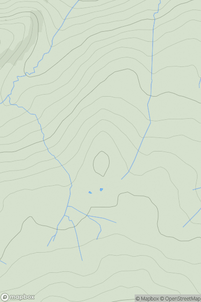 Thumbnail image for Sleddale Pike showing contour plot for surrounding peak