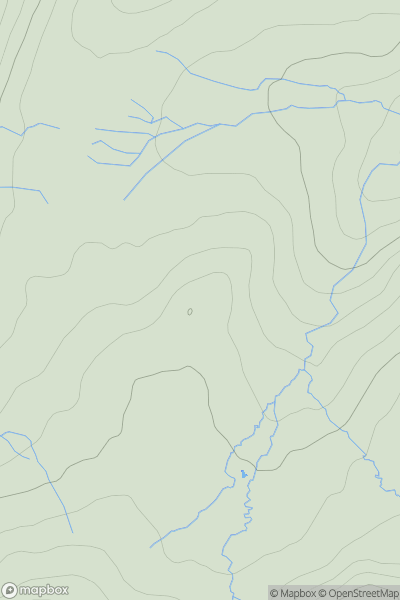 Thumbnail image for Ulthwaite Rigg showing contour plot for surrounding peak